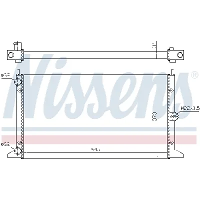 Hladnjak, hlađenje motora NISSENS NIS 67305 IC-473751