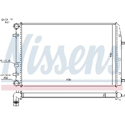 Hladnjak, hlađenje motora NISSENS NIS 67322 IC-A35996
