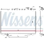 Hladnjak, hlađenje motora NISSENS NIS 67356 IC-A3599E
