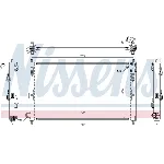 Hladnjak, hlađenje motora NISSENS NIS 67359 IC-B3B144