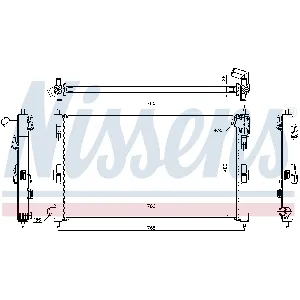 Hladnjak, hlađenje motora NISSENS NIS 67359 IC-B3B144