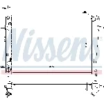 Hladnjak, hlađenje motora NISSENS NIS 675003 IC-DA5A6C