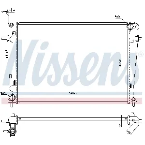 Hladnjak, hlađenje motora NISSENS NIS 675003 IC-DA5A6C