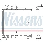 Hladnjak, hlađenje motora NISSENS NIS 67500A IC-436816