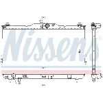 Hladnjak, hlađenje motora NISSENS NIS 675017 IC-D6987C