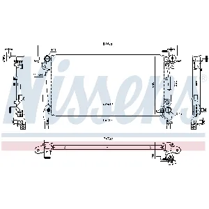 Hladnjak, hlađenje motora NISSENS NIS 675066 IC-DACF5C