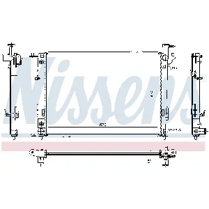 Hladnjak, hlađenje motora NISSENS NIS 67521 IC-C22C31