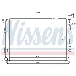 Hladnjak, hlađenje motora NISSENS NIS 67522 IC-C22C2D