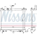 Hladnjak, hlađenje motora NISSENS NIS 67547 IC-C54BC0