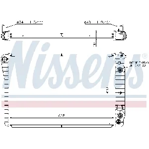 Hladnjak, hlađenje motora NISSENS NIS 67600 IC-473359