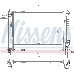 Hladnjak, hlađenje motora NISSENS NIS 67603 IC-D8DF48