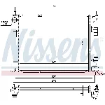 Hladnjak, hlađenje motora NISSENS NIS 67605 IC-D9C8F0