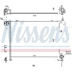 Hladnjak, hlađenje motora NISSENS NIS 67615 IC-D7424F