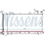 Hladnjak, hlađenje motora NISSENS NIS 67704A IC-9EA06F