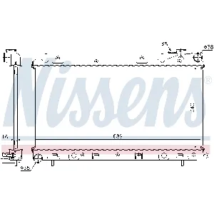 Hladnjak, hlađenje motora NISSENS NIS 67704A IC-9EA06F