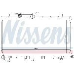 Hladnjak, hlađenje motora NISSENS NIS 67709 IC-A359A2