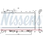 Hladnjak, hlađenje motora NISSENS NIS 67725 IC-C4B31B