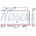 Hladnjak, hlađenje motora NISSENS NIS 67741 IC-DED9A2