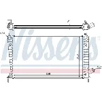 Hladnjak, hlađenje motora NISSENS NIS 68000A IC-473527