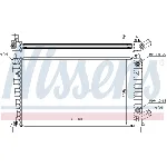 Hladnjak, hlađenje motora NISSENS NIS 68001A IC-473529