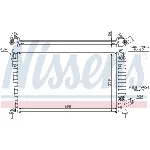 Hladnjak, hlađenje motora NISSENS NIS 68005A IC-A96074