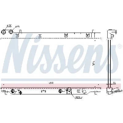 Hladnjak, hlađenje motora NISSENS NIS 68098 IC-C13490