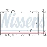 Hladnjak, hlađenje motora NISSENS NIS 681372 IC-D309C5