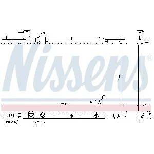 Hladnjak, hlađenje motora NISSENS NIS 681372 IC-D309C5