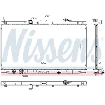 Hladnjak, hlađenje motora NISSENS NIS 681375 IC-D6987E