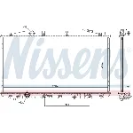 Hladnjak, hlađenje motora NISSENS NIS 68138 IC-D78B3B