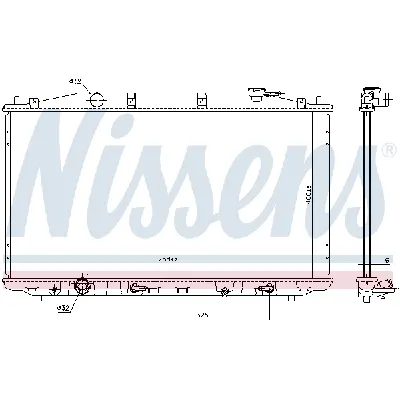 Hladnjak, hlađenje motora NISSENS NIS 68138 IC-D78B3B