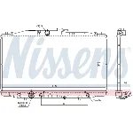 Hladnjak, hlađenje motora NISSENS NIS 68152 IC-D309C3