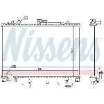 Hladnjak, hlađenje motora NISSENS NIS 68154 IC-A96067