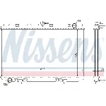 Hladnjak, hlađenje motora NISSENS NIS 68723 IC-C35D31