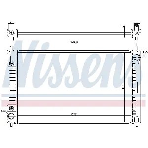 Hladnjak, hlađenje motora NISSENS NIS 68762 IC-D76297