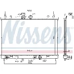 Hladnjak, hlađenje motora NISSENS NIS 68763 IC-DACF73