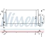 Hladnjak, hlađenje motora NISSENS NIS 68765 IC-D7554D