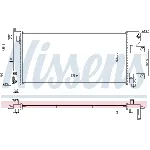 Hladnjak, hlađenje motora NISSENS NIS 68773 IC-DACF74