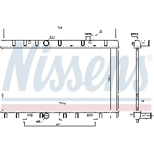 Hladnjak, hlađenje motora NISSENS NIS 68789 IC-DED9A6