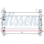 Hladnjak, hlađenje motora NISSENS NIS 69091 IC-A96051