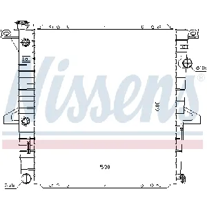 Hladnjak, hlađenje motora NISSENS NIS 69203 IC-A96048