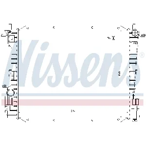 Hladnjak, hlađenje motora NISSENS NIS 69222 IC-A9603A