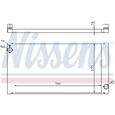 Hladnjak, hlađenje motora NISSENS NIS 69705 IC-B3B149