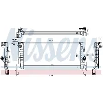 Hladnjak, hlađenje motora NISSENS NIS 69714 IC-D704EF
