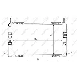 Hladnjak, hlađenje motora NRF NRF 50111 IC-AE5595