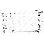 Hladnjak, hlađenje motora NRF NRF 50215 IC-C3C9F3