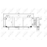 Hladnjak, hlađenje motora NRF NRF 50231 IC-AE55B4