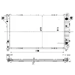 Hladnjak, hlađenje motora NRF NRF 50248 IC-C3C9ED
