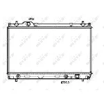 Hladnjak, hlađenje motora NRF NRF 50256 IC-C2FF2E