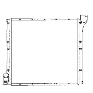 Hladnjak, hlađenje motora NRF NRF 503001 IC-AE59BC
